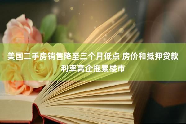 美国二手房销售降至三个月低点 房价和抵押贷款利率高企拖累楼市