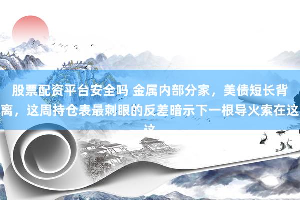 股票配资平台安全吗 金属内部分家，美债短长背离，这周持仓表最刺眼的反差暗示下一根导火索在这